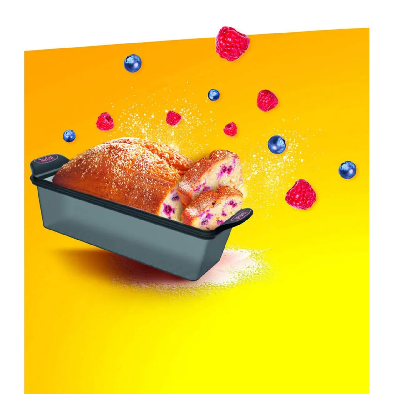Moule à cake Tefal Crispybake en silicone rétractable