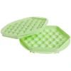 Moule à glaçon boule x37 - plastique vert 21x21xH3cm