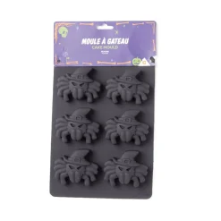 Moule à gâteau Halloween silicone forme araignée 27x18xH3cm