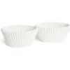 Moule à muffin papier x50 blanc