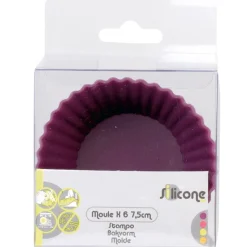 Moule à muffin silicone x6