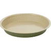 Moule à tarte rond B-NAT beige et vert