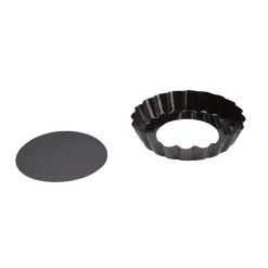 Moule à tartelette avec fond amovible x4