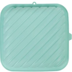 Moule carré pixel 3D silicone vert