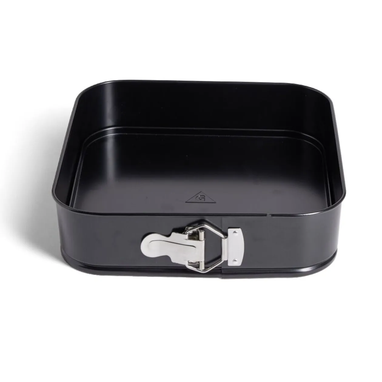 Moule charnière carré métal noir 26x26xH6,8cm