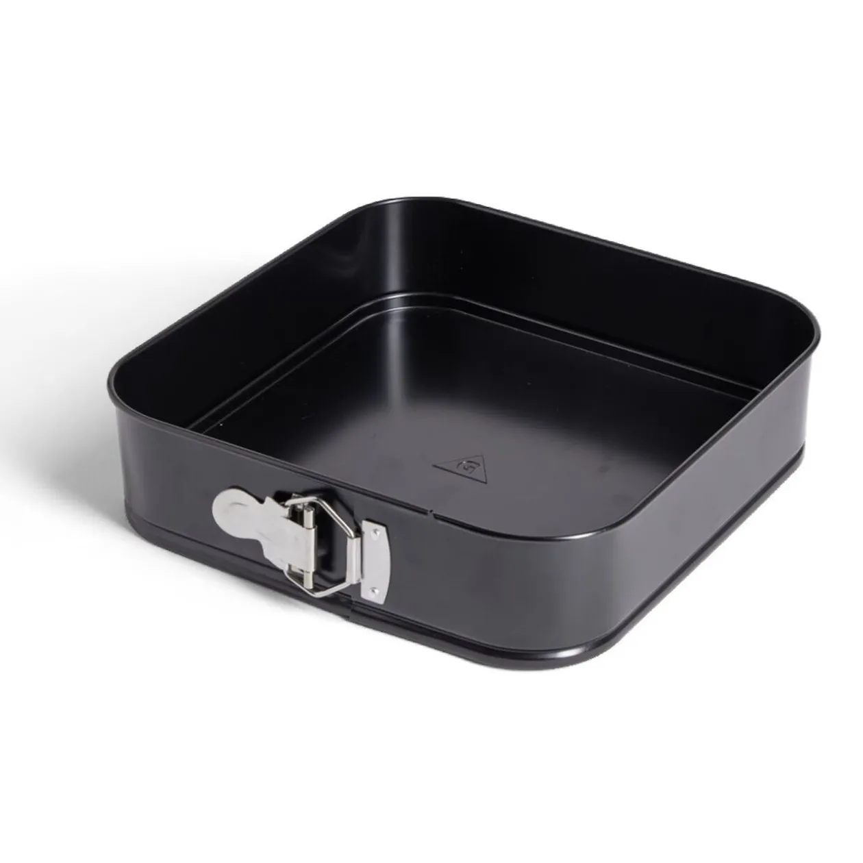 Moule charnière carré métal noir 26x26xH6,8cm
