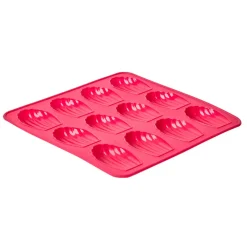Moule silicone rose 12 madeleines