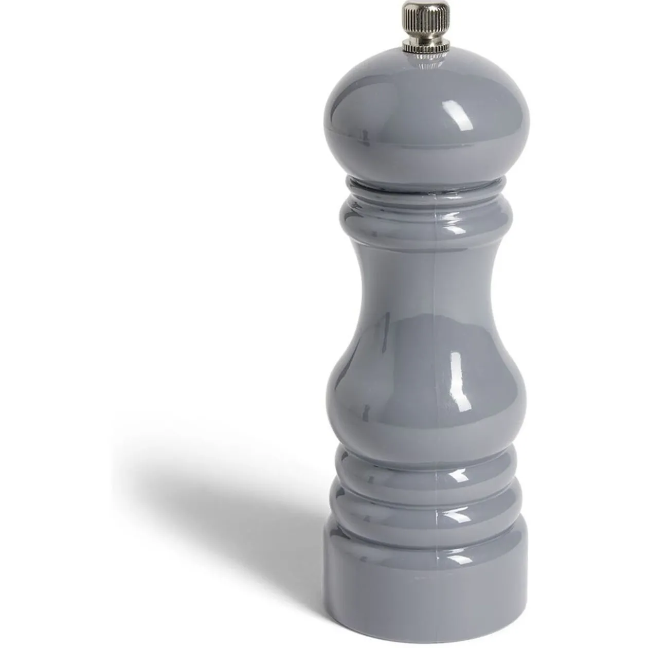 Moulin à poivre en plastique gris H17,5cm