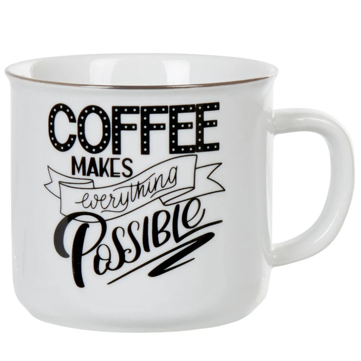 Mug à message Coffee makes everything possible Bakery
