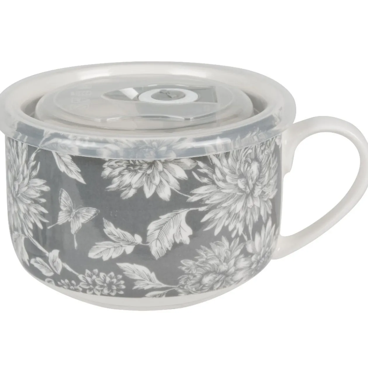 Mug à soupe et son couvercle