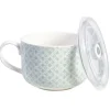 Mug à soupe et son couvercle