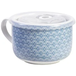 Mug à soupe et son couvercle