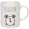 Mug blanc motif réveil