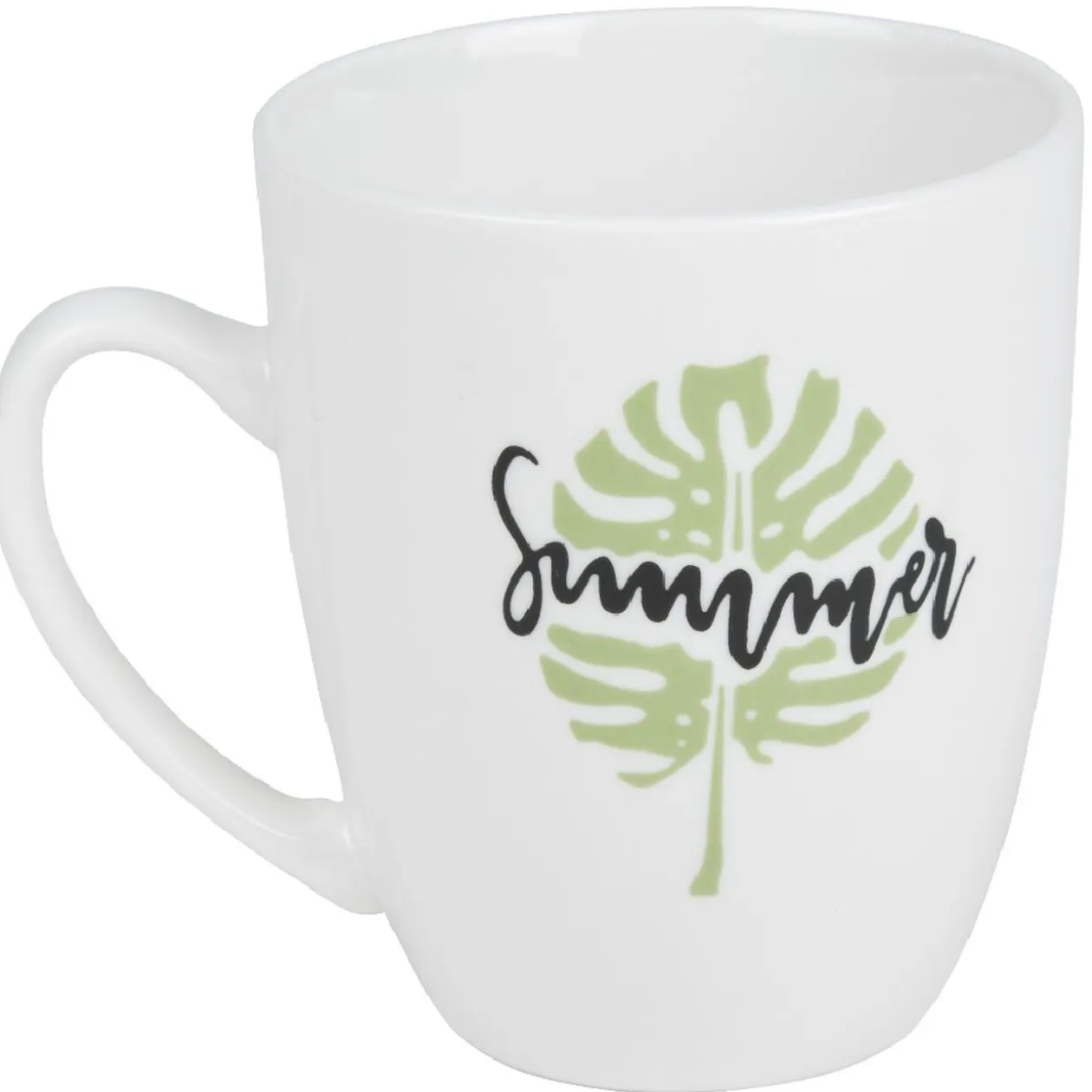 Mug de couleur banche avec designs Fun