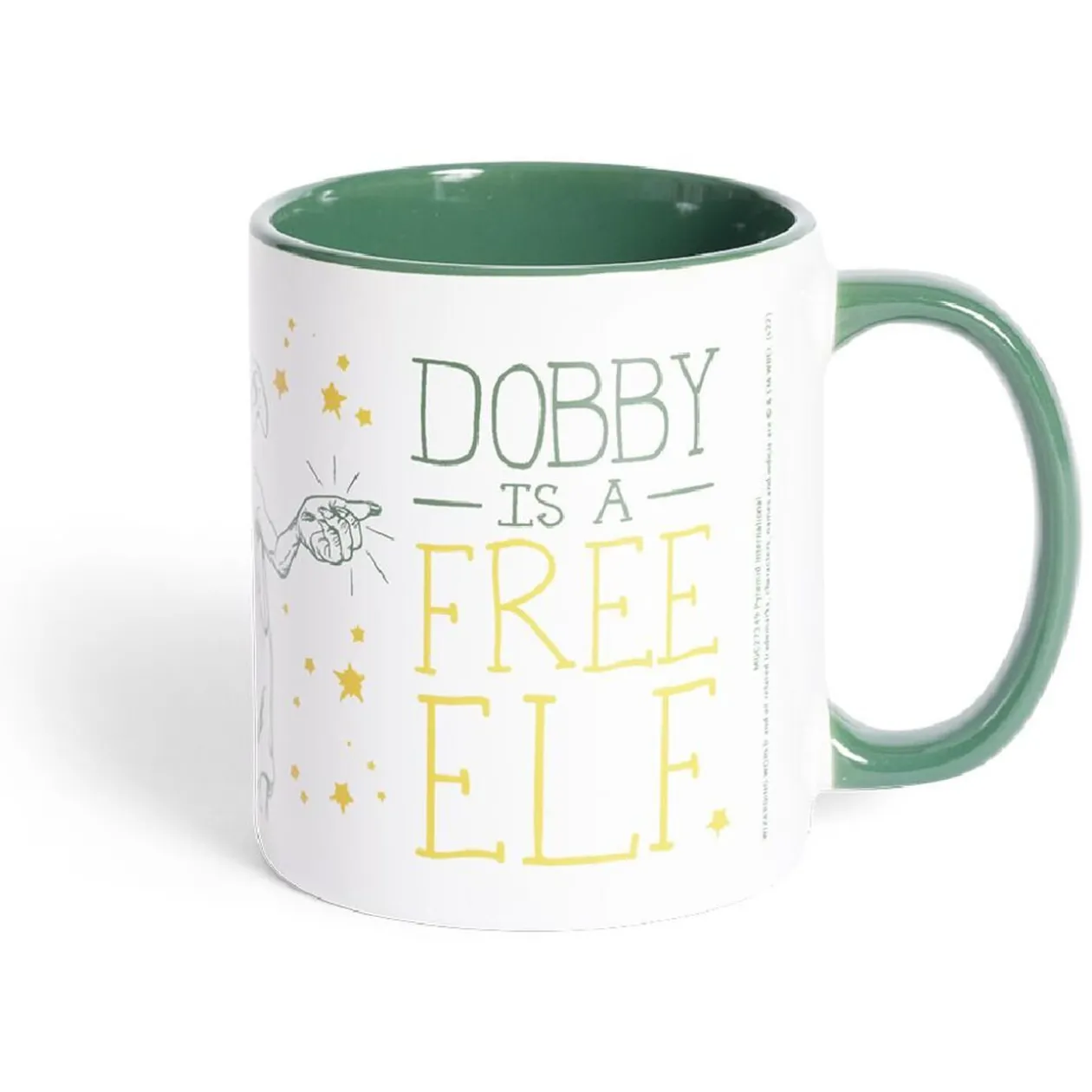 Mug Harry Potter Dobby blanc et vert 315ml