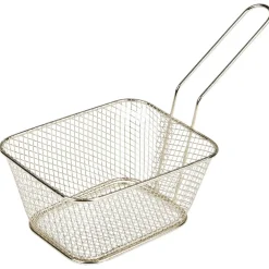 Panier de présentation métal doré ou argenté 24x11xH13,5cm