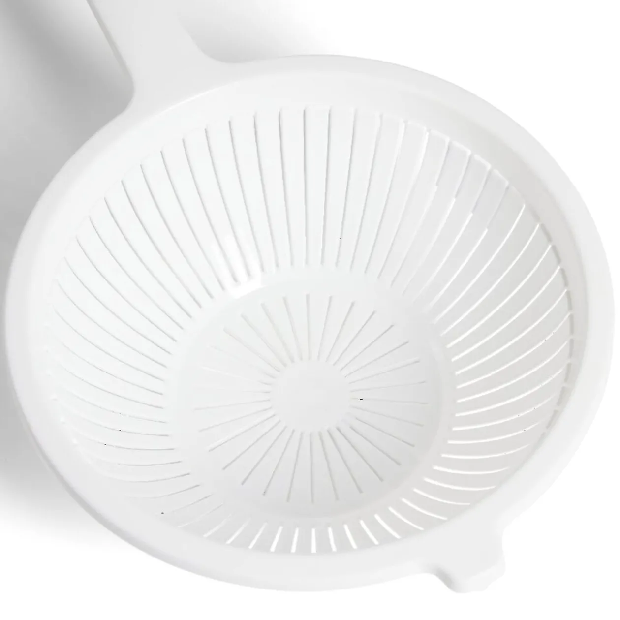 Passoire à queue plastique blanc Ø23xH9cm
