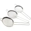 Passoire en inox blanc argenté x3