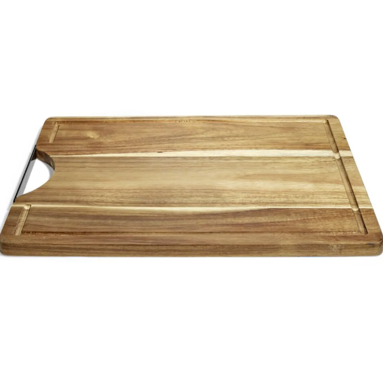 Planche à découper en bois d'acacia 40x30x1,5cm