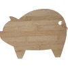 Planche en bambou forme cochon