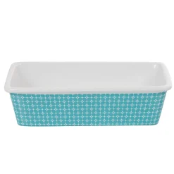 Plat à four design bleu turquoise