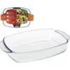 Plat à four en verre transparent 2,6 L