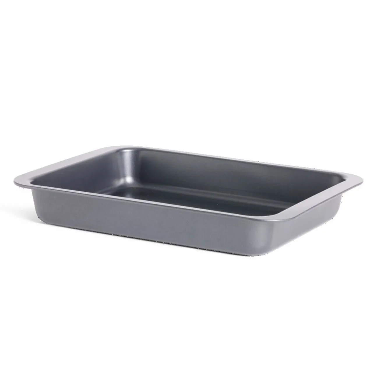 Plat à four métal noir 42x42xH6cm