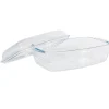 Plat à four rectangulaire transparent 6,5 L