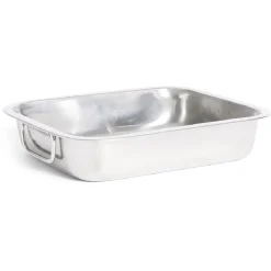 Plat à lasagnes en inox 27x19,5xH6,5cm