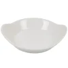 Plat à oeuf blanc