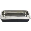 Plat de service noir mat