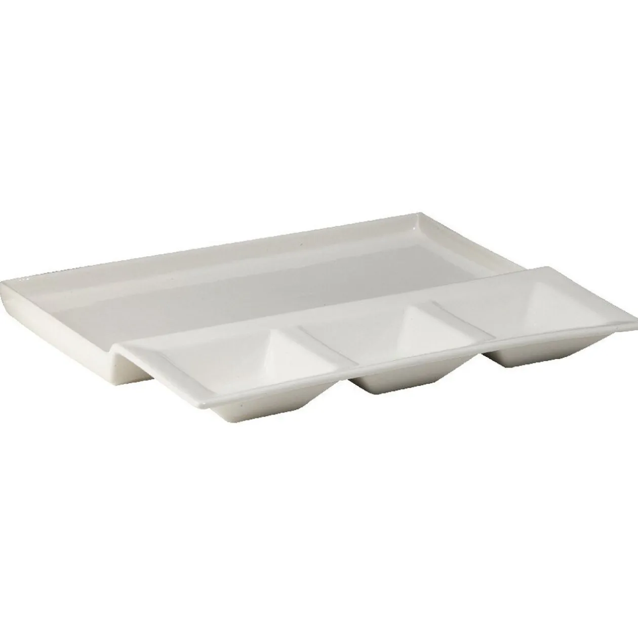 Plat pour barbecue blanc