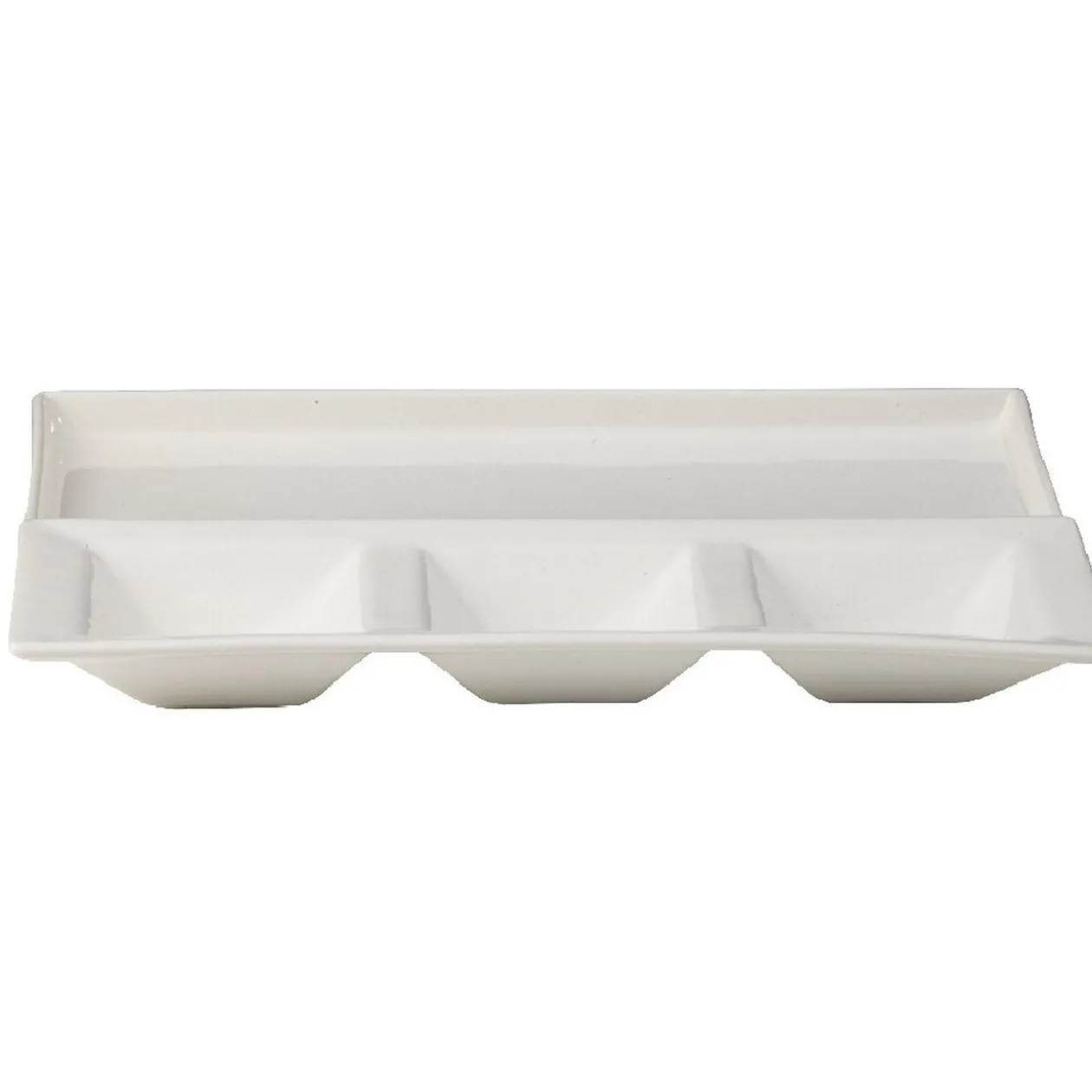 Plat pour barbecue blanc