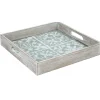 Plateau bois et carreaux de ciment collection Dolce Vita