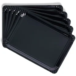 Plateau carton noir 23x33cm x5