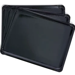 Plateau carton noir 34x45,5cm x3
