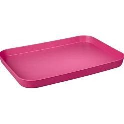 Plateau coloré en plastique