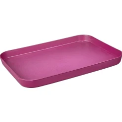 Plateau coloré en plastique