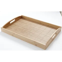 Plateau en bambou naturel