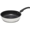 Poêle inox avec poignée bakélite ø 24 cm