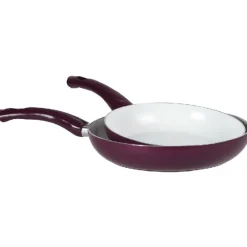 Poêle revêtement céramique violette x2