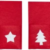 Porte couvert de noël en feutrine