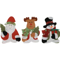 Porte couvert personnage de noël