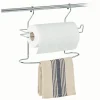 Porte rouleau essuie-tout en inox pour barre de crédence