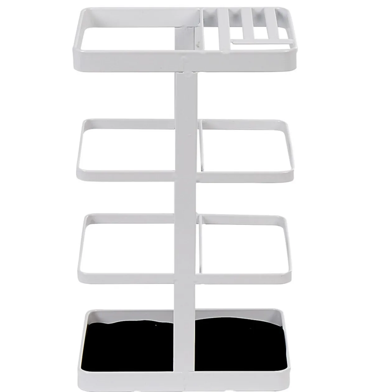 Porte ustensiles de cuisine en métal blanc