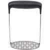 Presse purée en inox et silicone noir