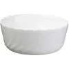 Ramequin en céramique blanc forme rond
