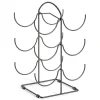 Range bouteille vertical 6 emplacements métal 19x25xH40cm