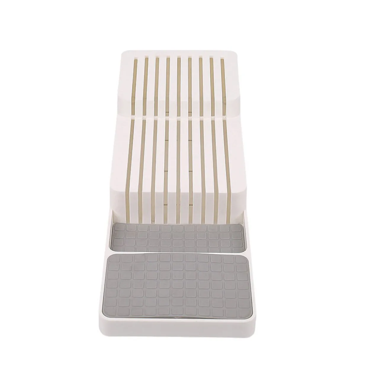 Range couteau gris et blanc