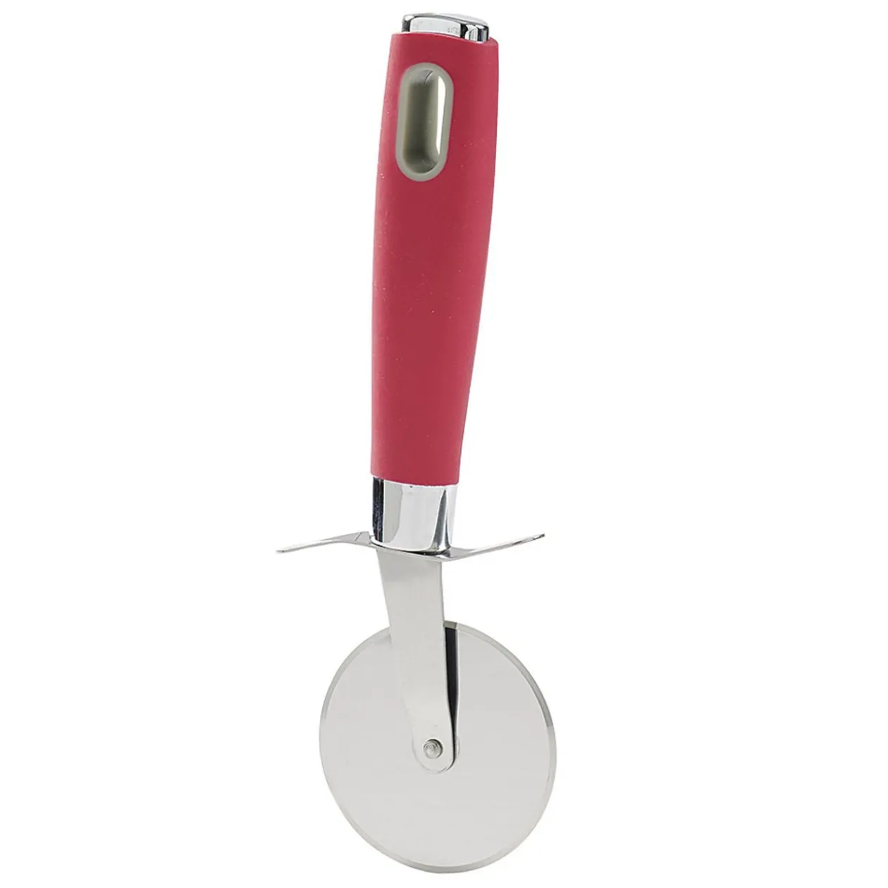 Roulette à pizza en inox manche polypropylène rouge